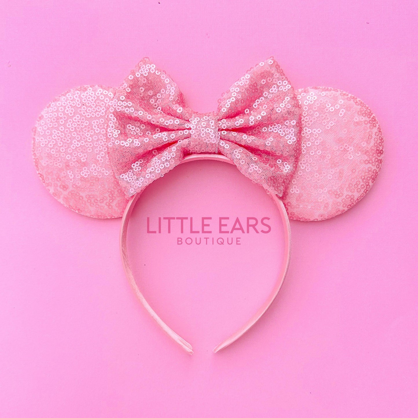 Pink Mickey Ears- mickey ears disney headband mouse