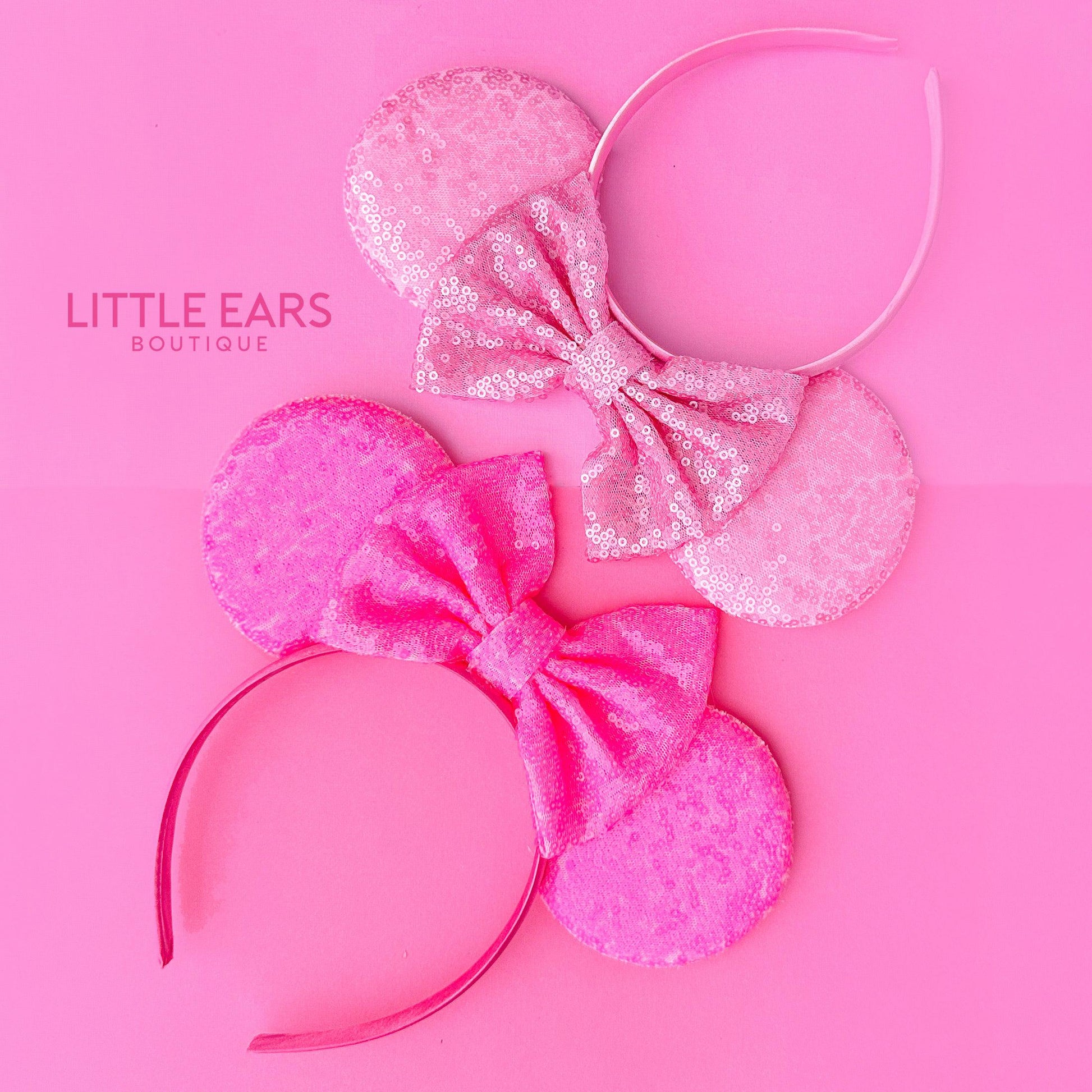 Pink Mickey Ears- mickey ears disney headband mouse