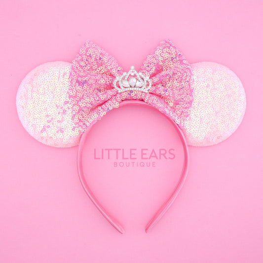 Pink Crown Mickey Ears