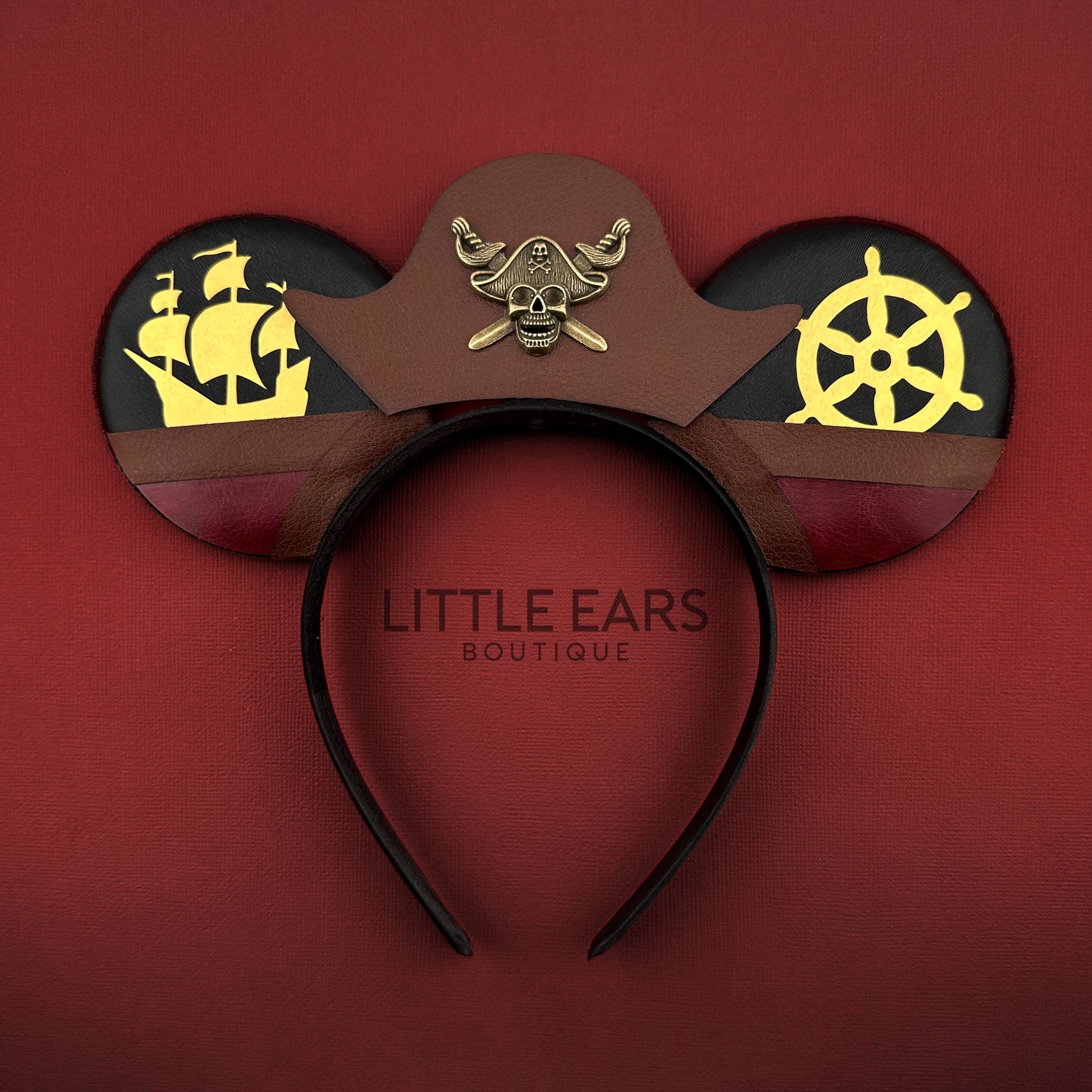 Pirate Mickey Ears for Men- mickey ears disney headband mouse