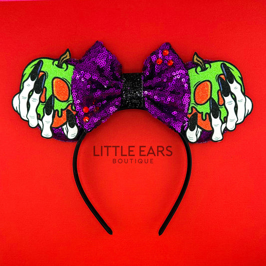 Poisoned Apple Hands Mickey Ears - mickey ears - disney ears - mouse ears headband - little ears boutique