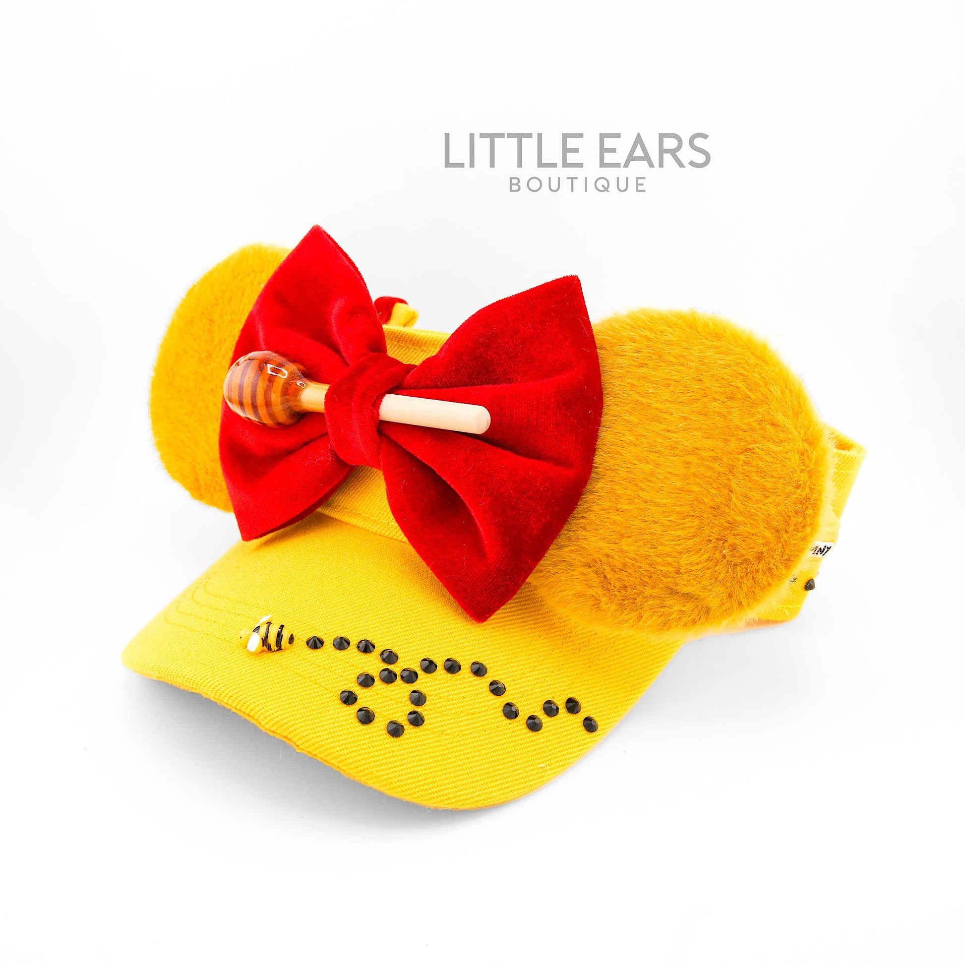 Pooh Mickey Visor- mickey ears disney headband mouse