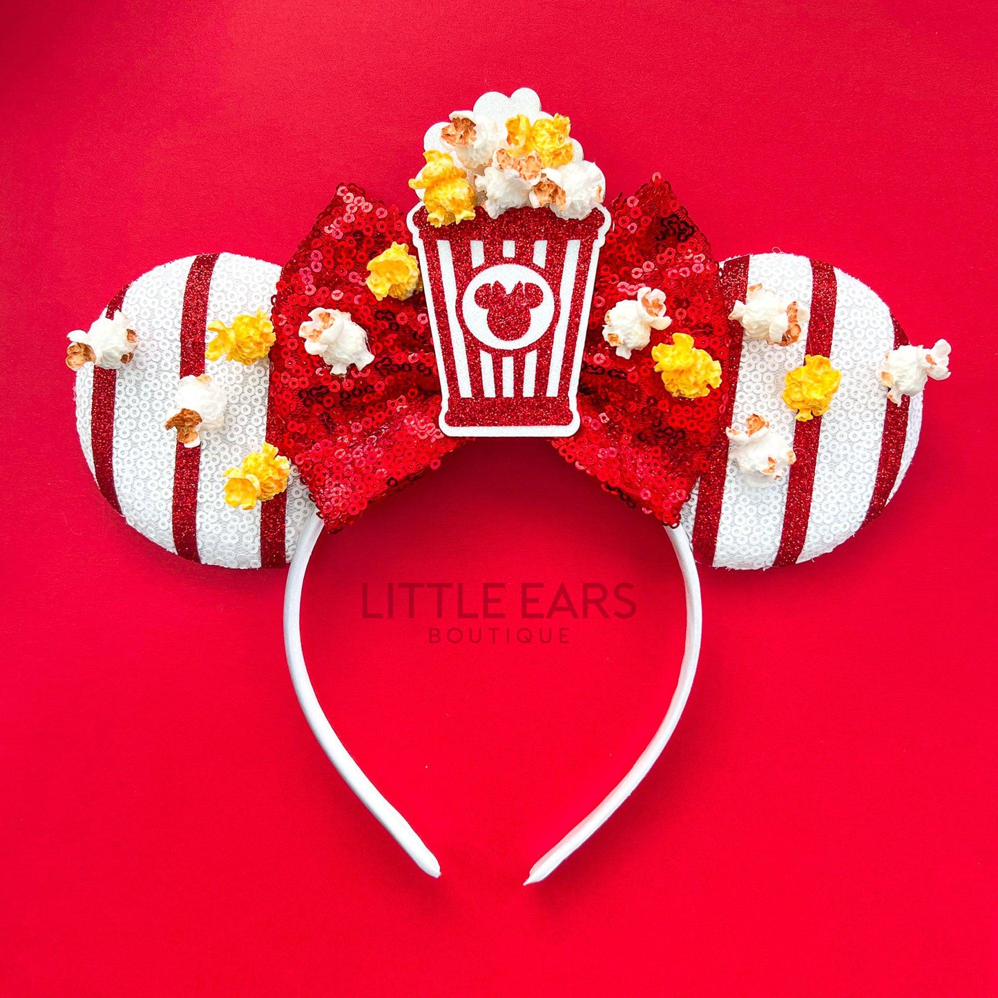 Popcorn Mickey Ears- mickey ears disney headband mouse