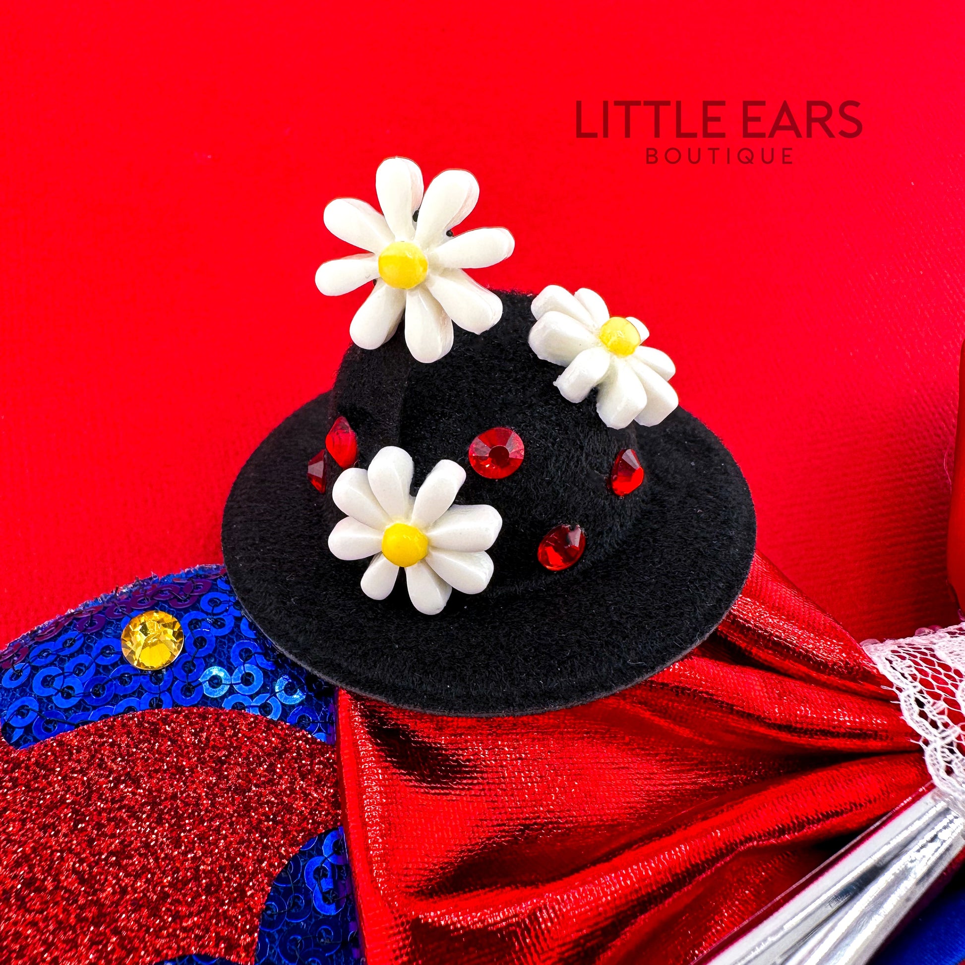 Poppins Mickey Ears- mickey ears disney headband mouse