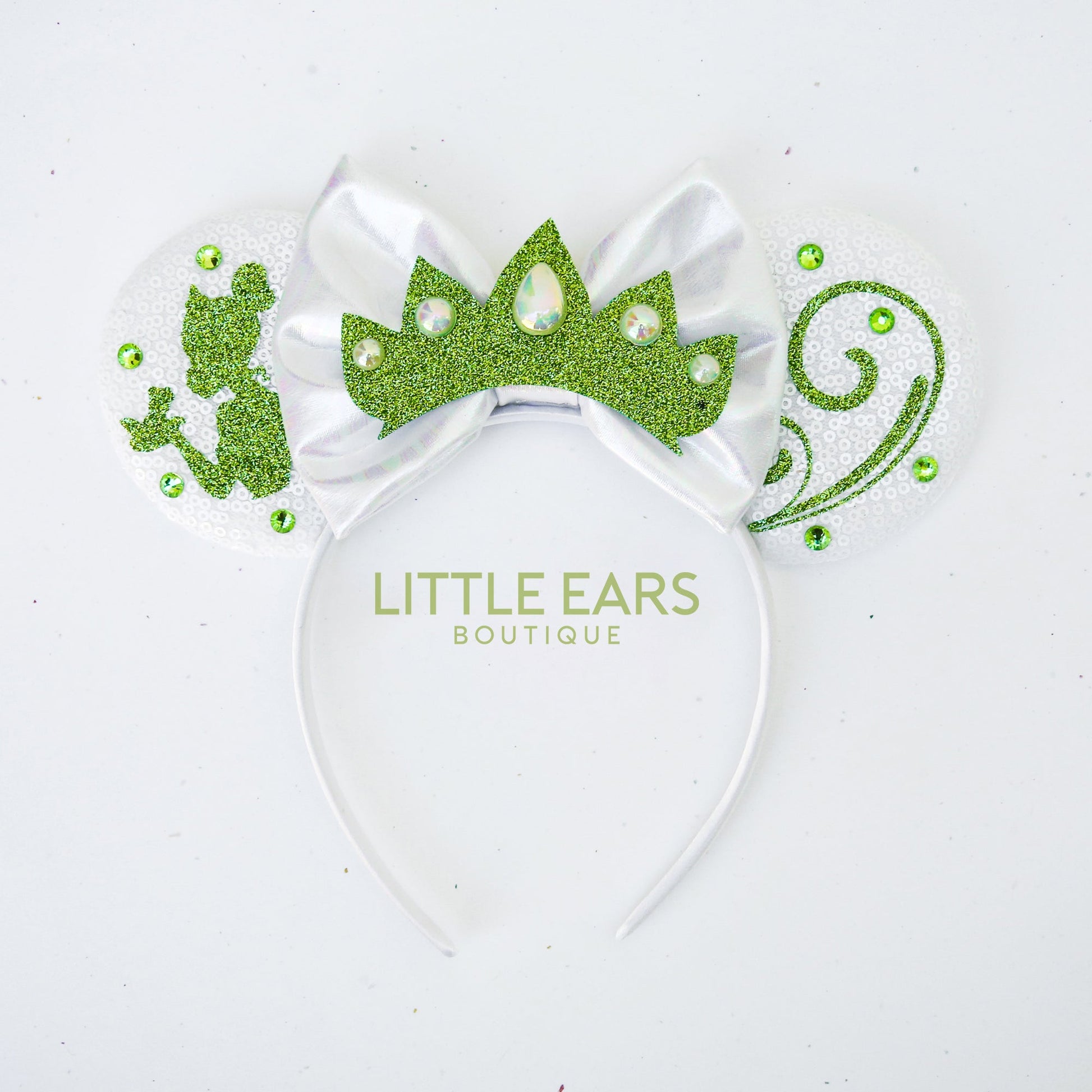 Princess & Frog Mickey Ears - mickey ears - disney ears - mouse ears headband - little ears boutique