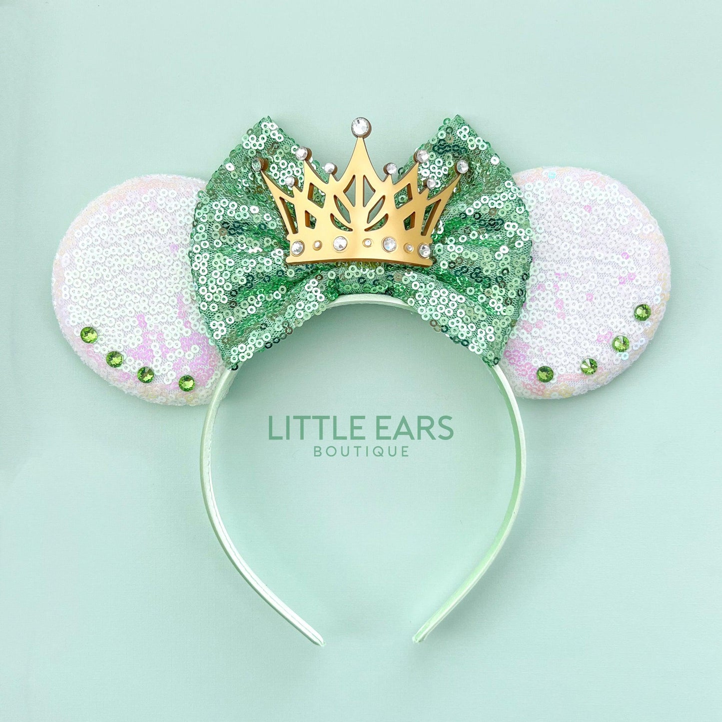 Princess & Frog Crown Mickey Ears- mickey ears disney headband mouse