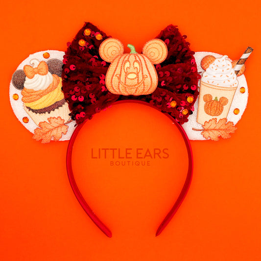 Pumpkin Cupcake Ears