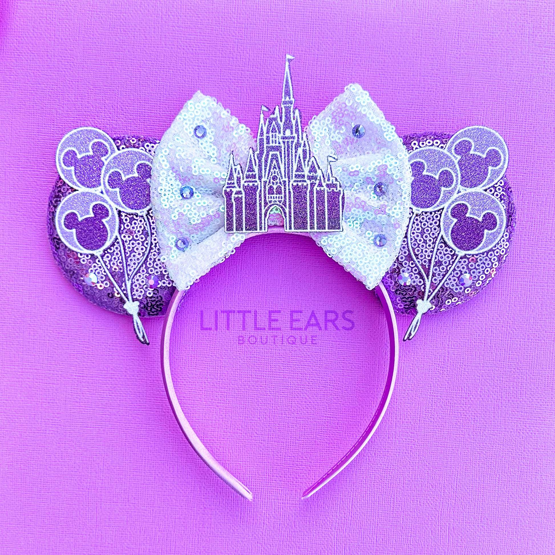 Purple Castle Mickey Ears- mickey ears disney headband mouse