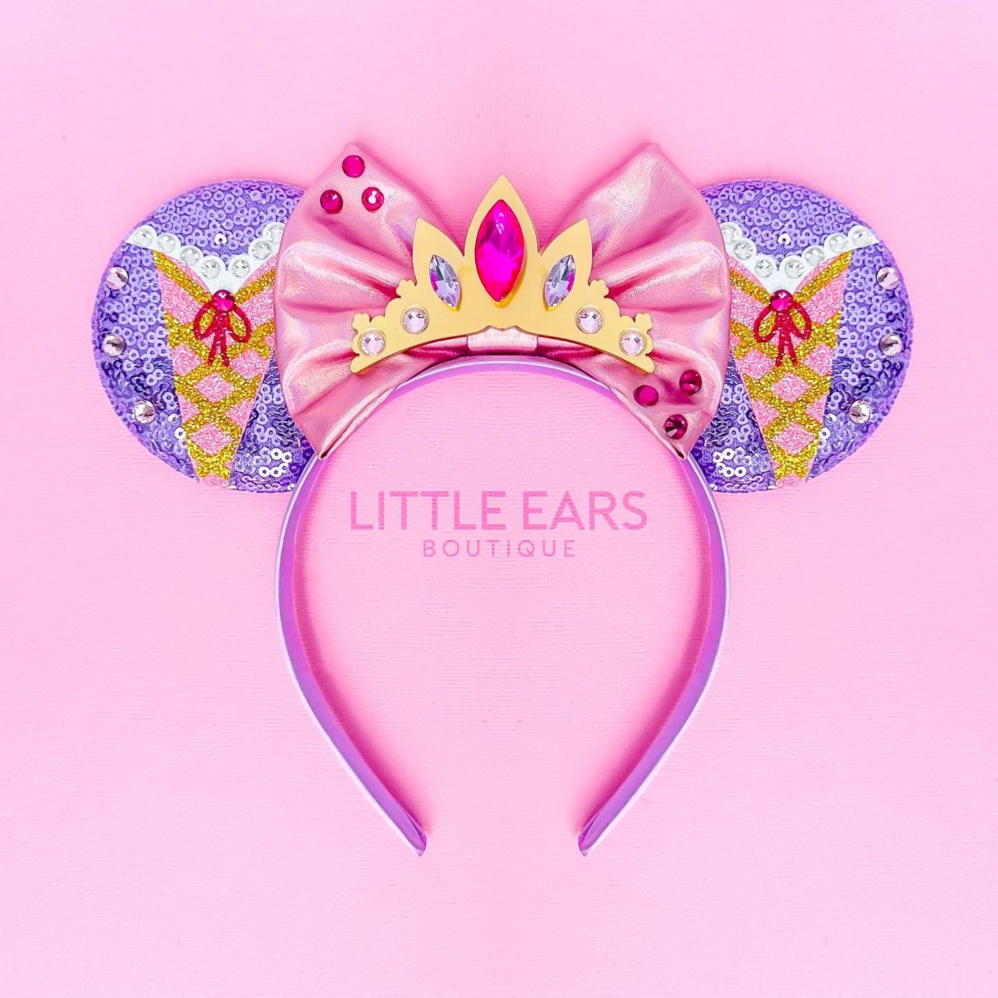 Rapunzel Dress Mickey Ears- mickey ears disney headband mouse
