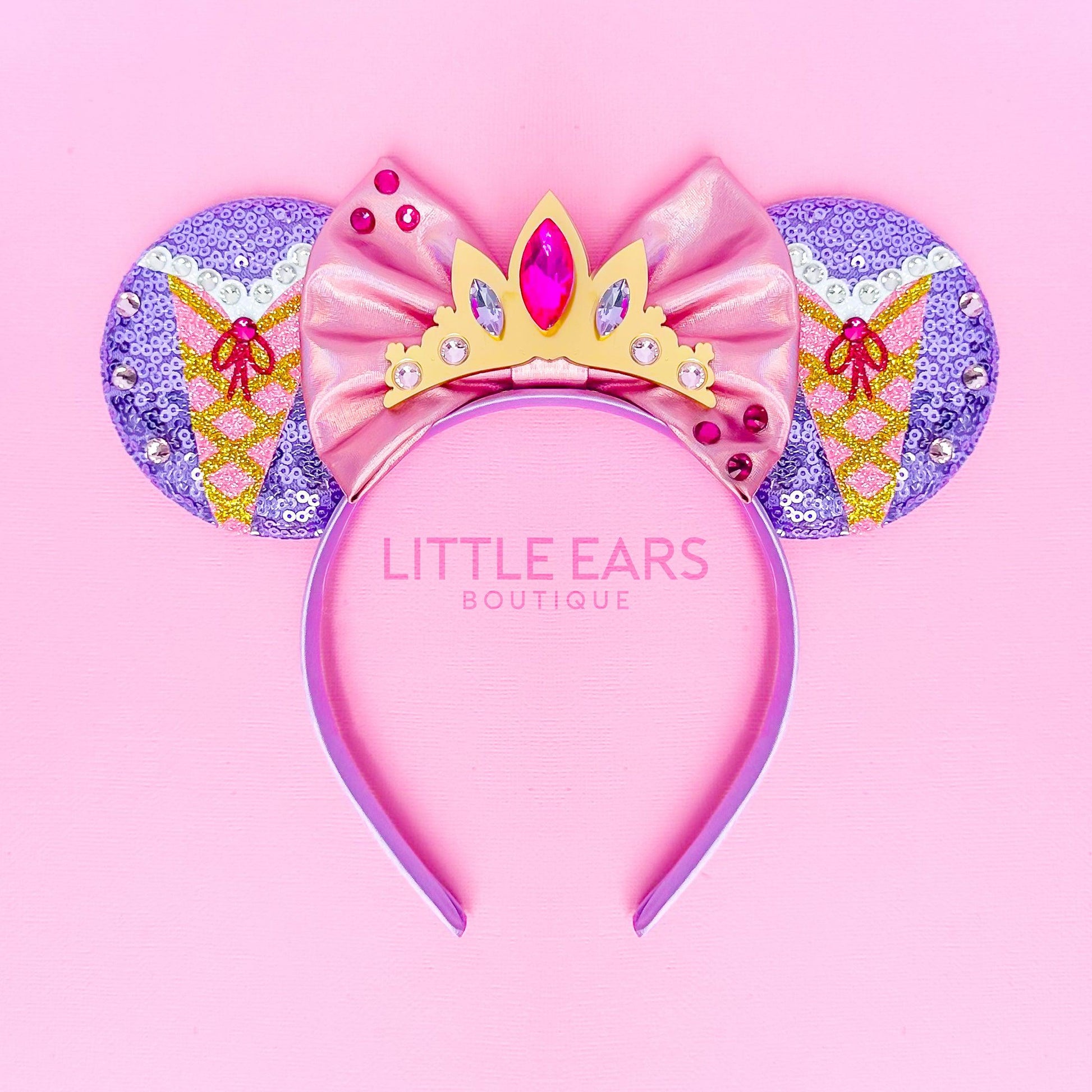 Rapunzel Dress Mickey Ears- mickey ears disney headband mouse