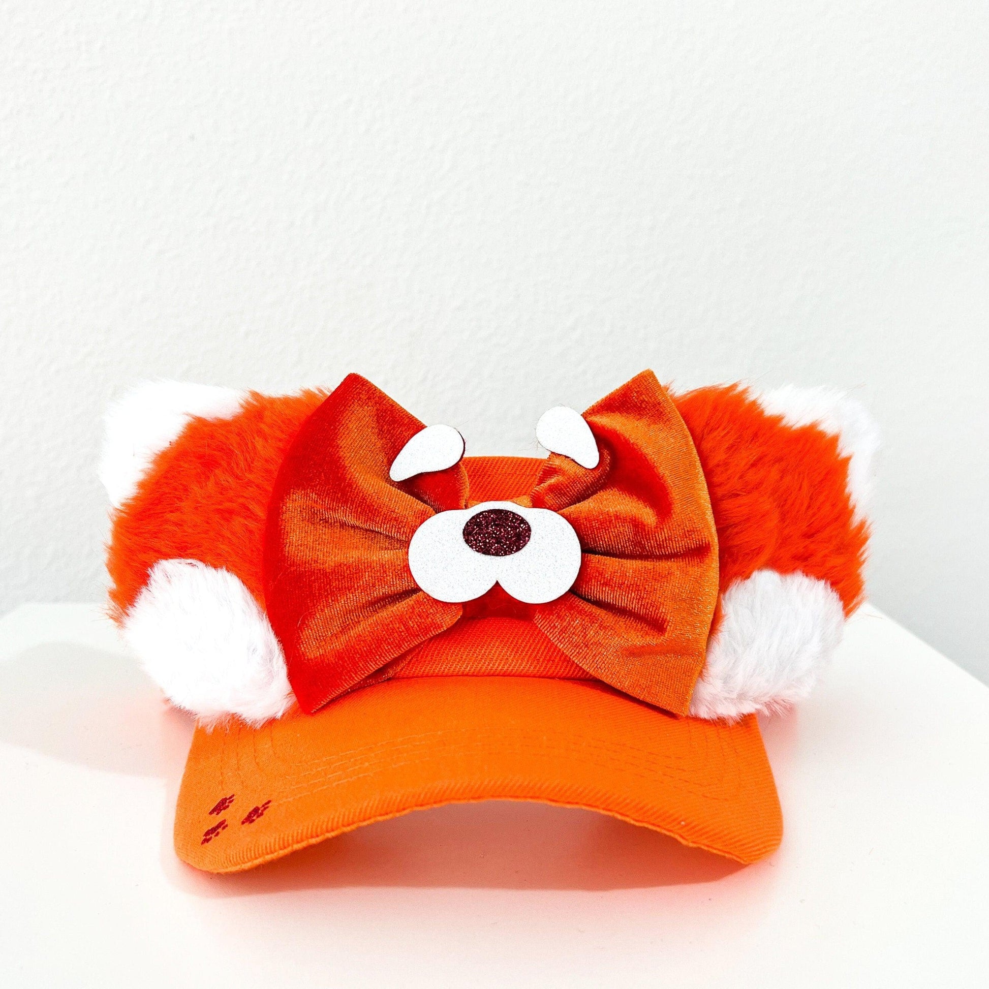 Red Panda Mickey Visor- mickey ears disney headband mouse