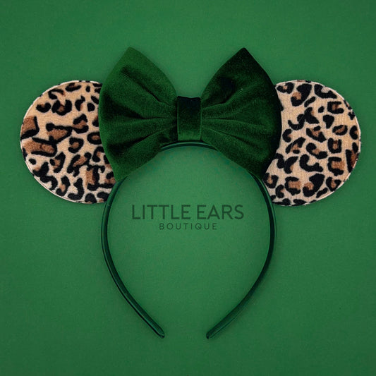 Safari & Green Velvet Mickey Ears