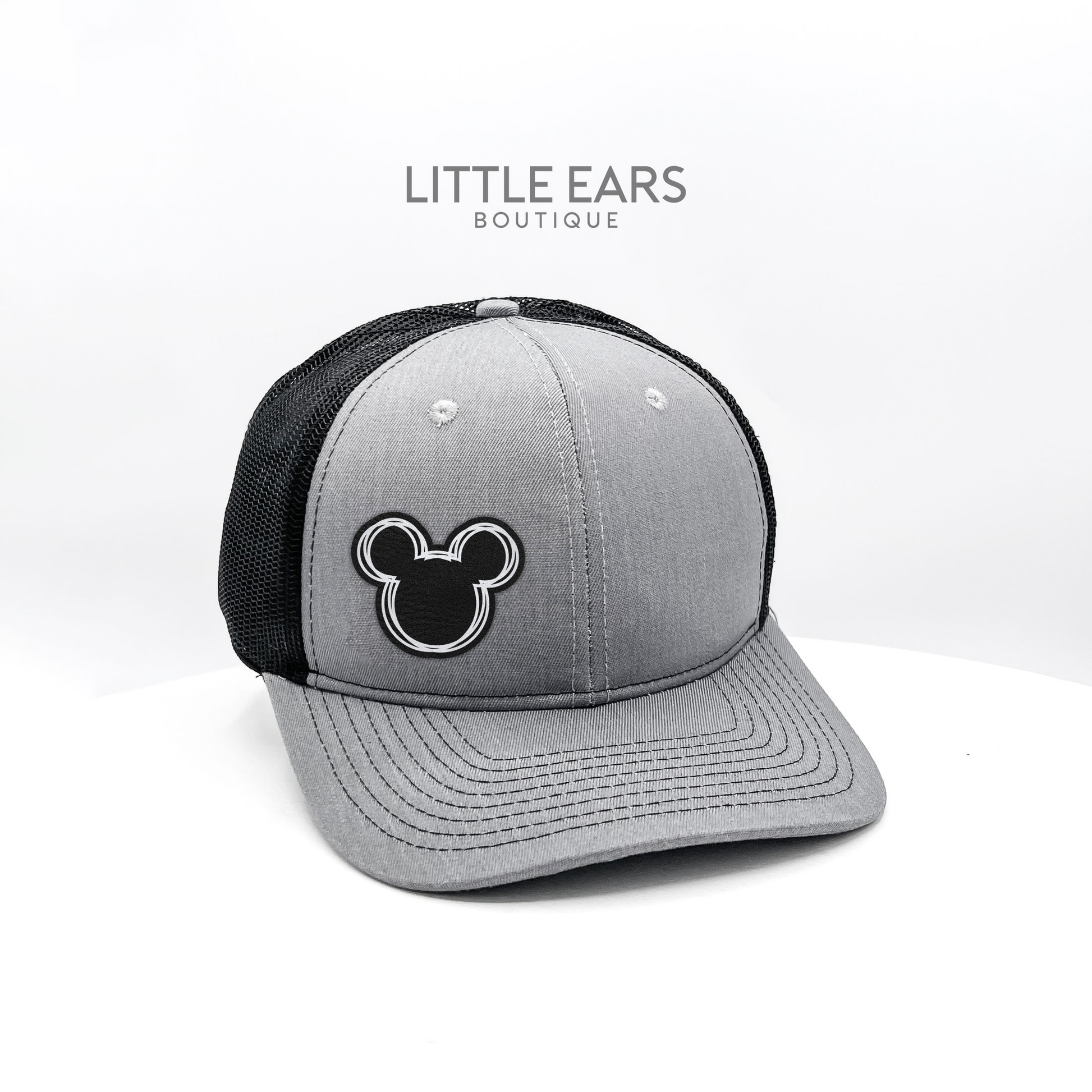 Scribbled Mickey Trucker Hats - mickey ears - disney ears - mouse ears headband - little ears boutique