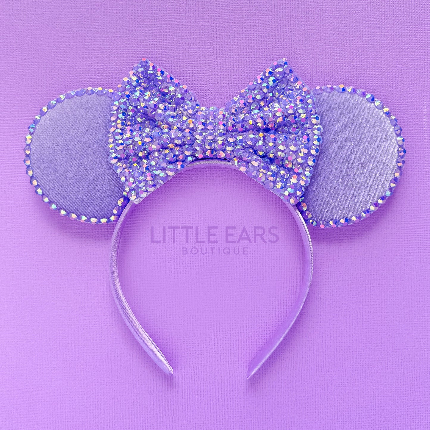 Shiny Purple Mickey Ears - mickey ears - disney ears - mouse ears headband - little ears boutique