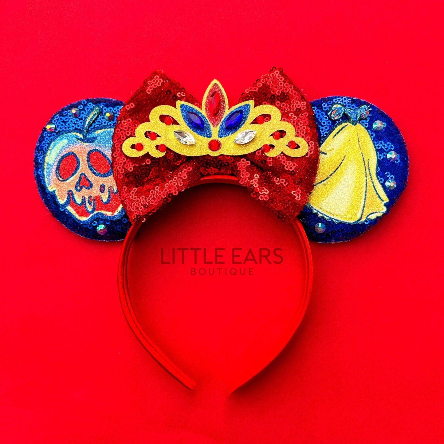 Snow White Mickey Ears- mickey ears disney headband mouse