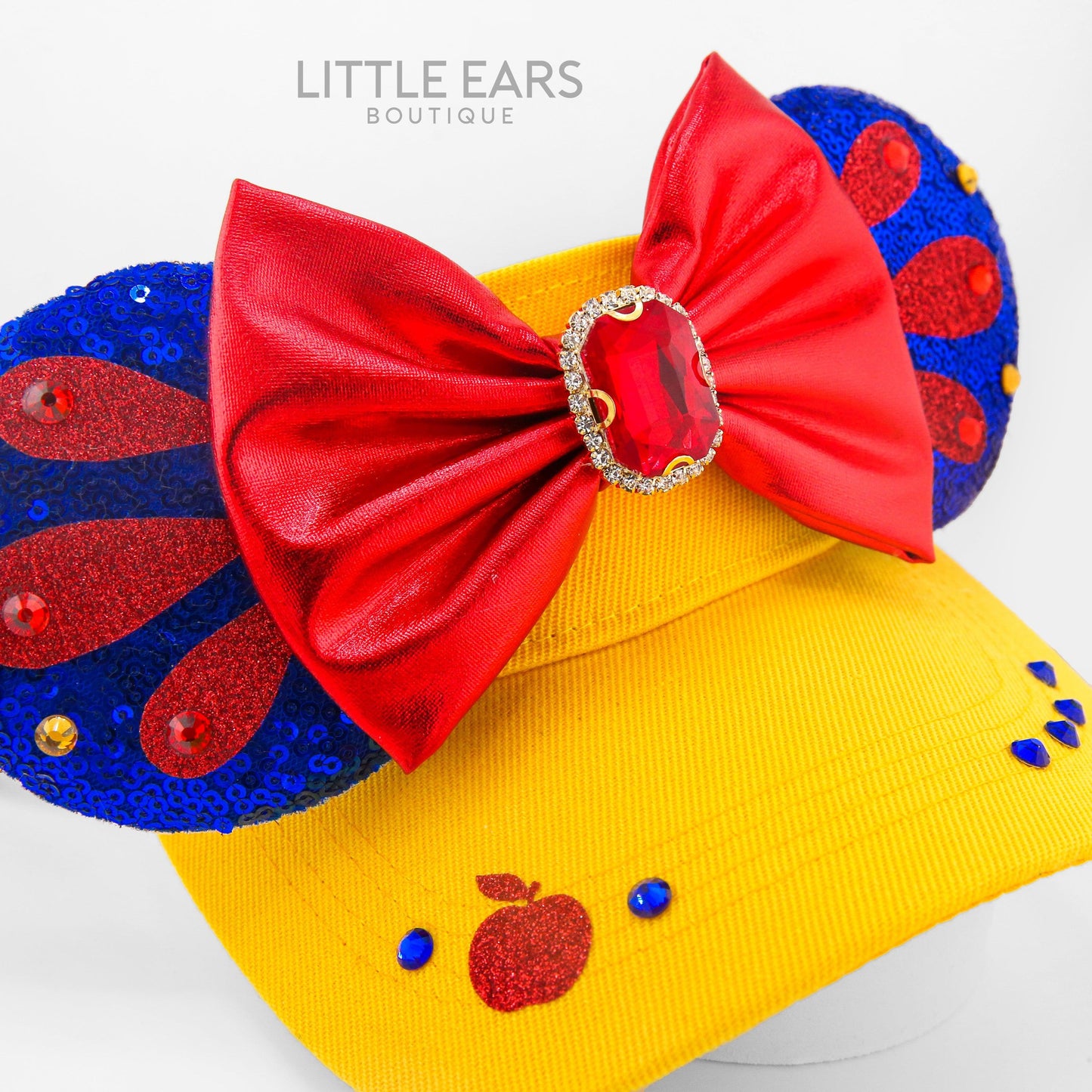 Snow White Mickey Visor- mickey ears disney headband mouse