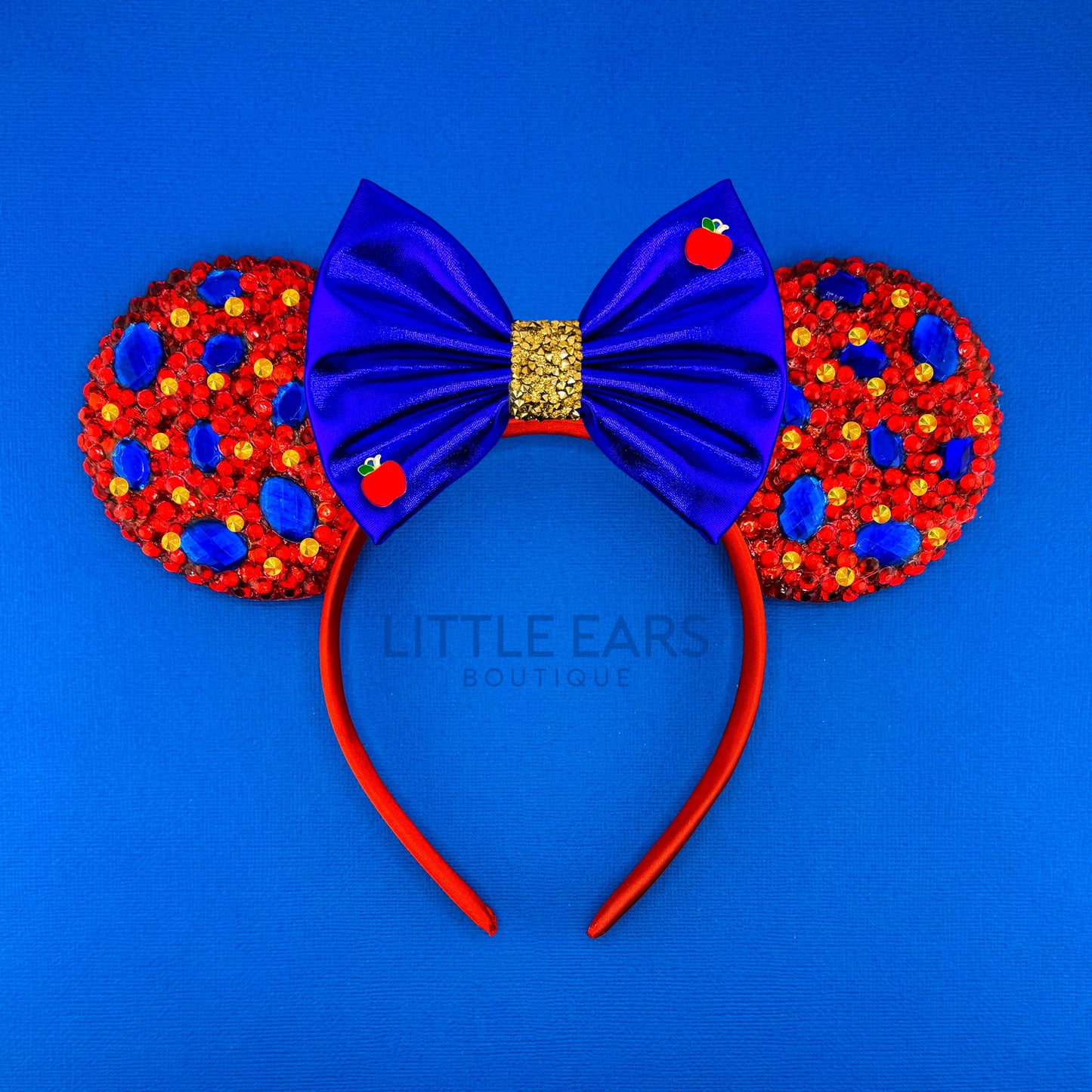 Snow White Sparkle Mickey Ears - mickey ears - disney ears - mouse ears headband - little ears boutique