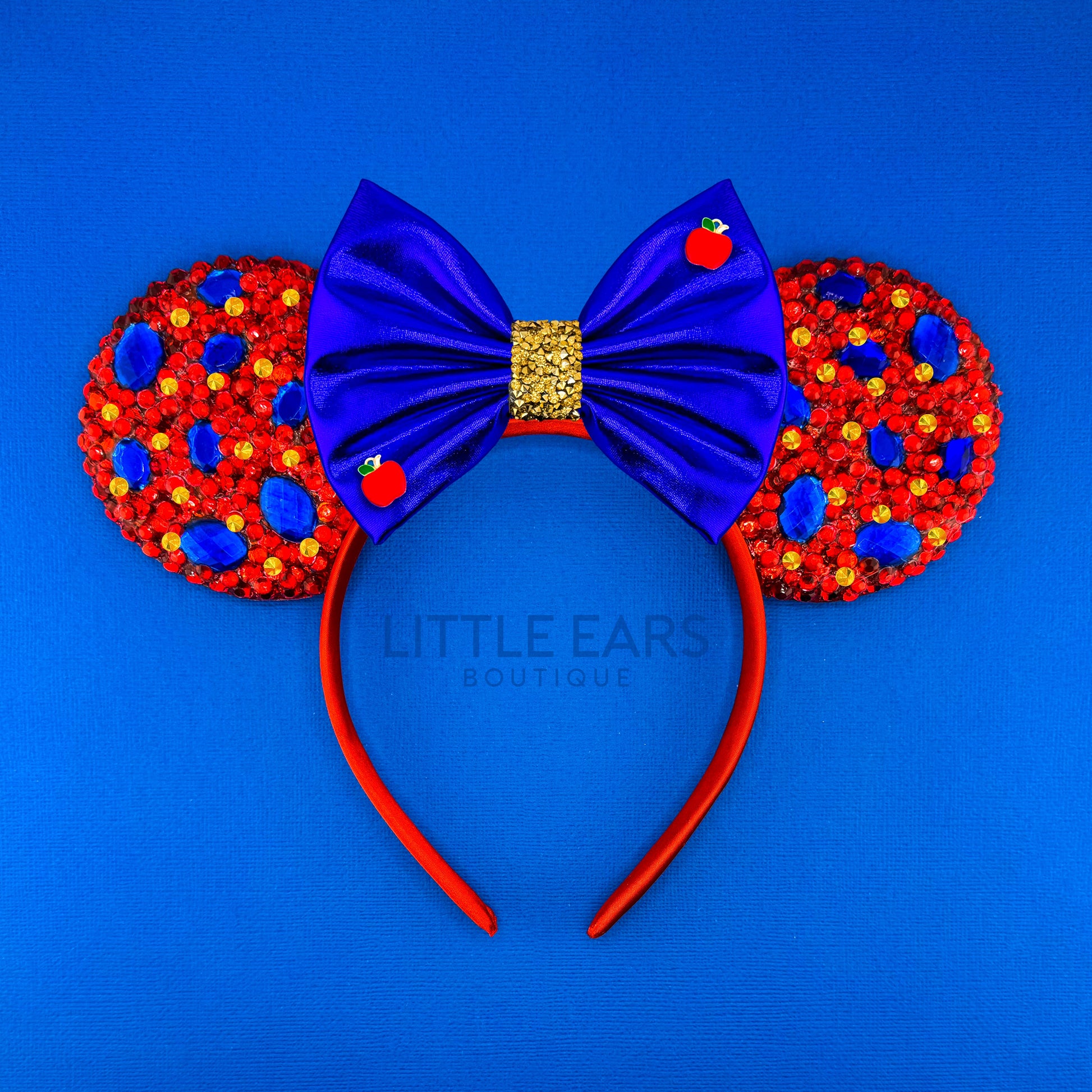 Snow White Sparkle Mickey Ears - mickey ears - disney ears - mouse ears headband - little ears boutique