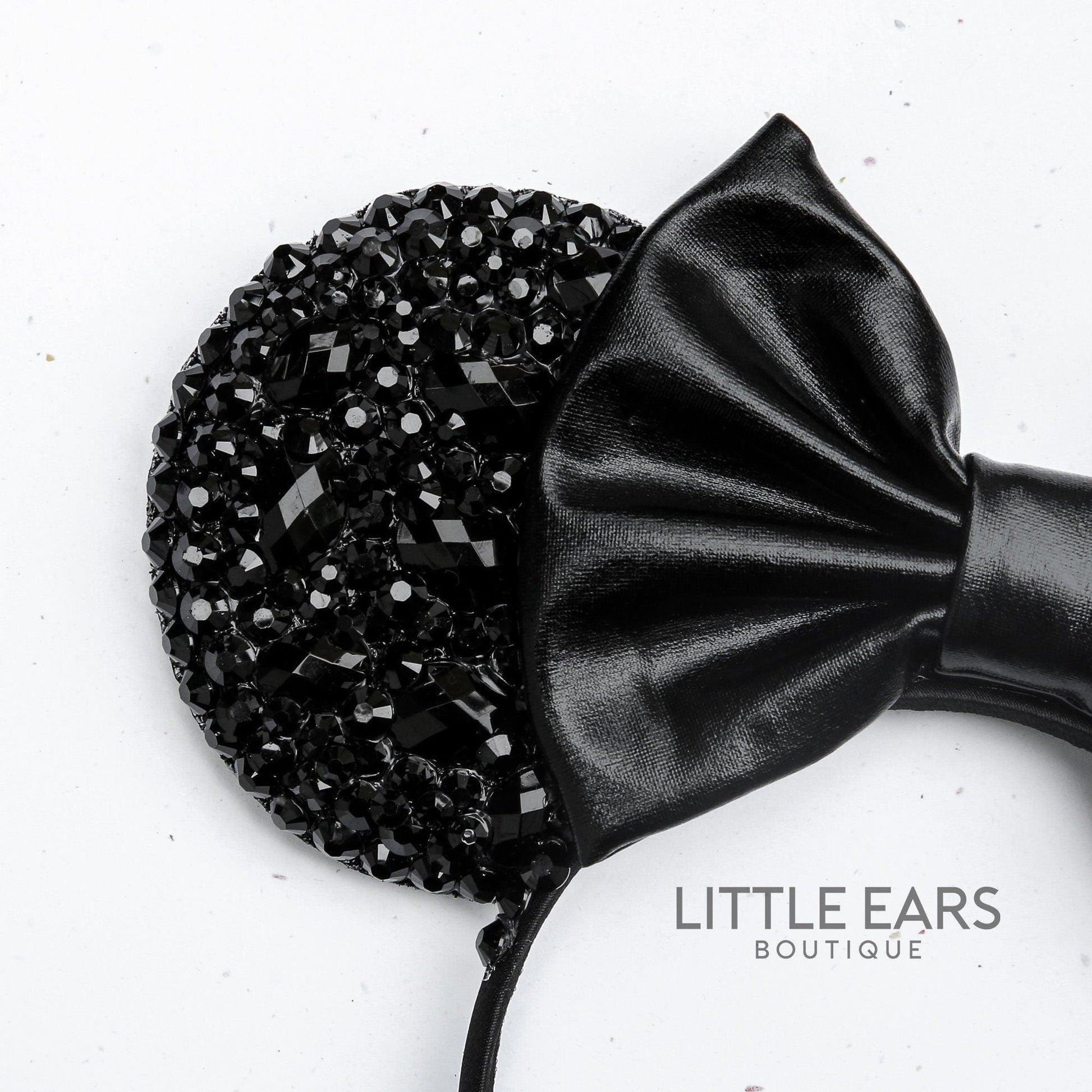 Silver Sparkle Mickey Ears - Mouse Ears Headband – Little Ears Boutique
