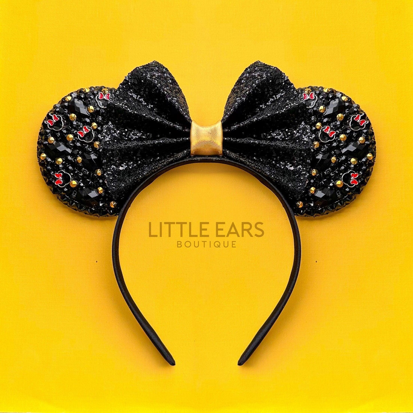Minnie Charms Sparkle Mickey Ears- mickey ears disney headband mouse