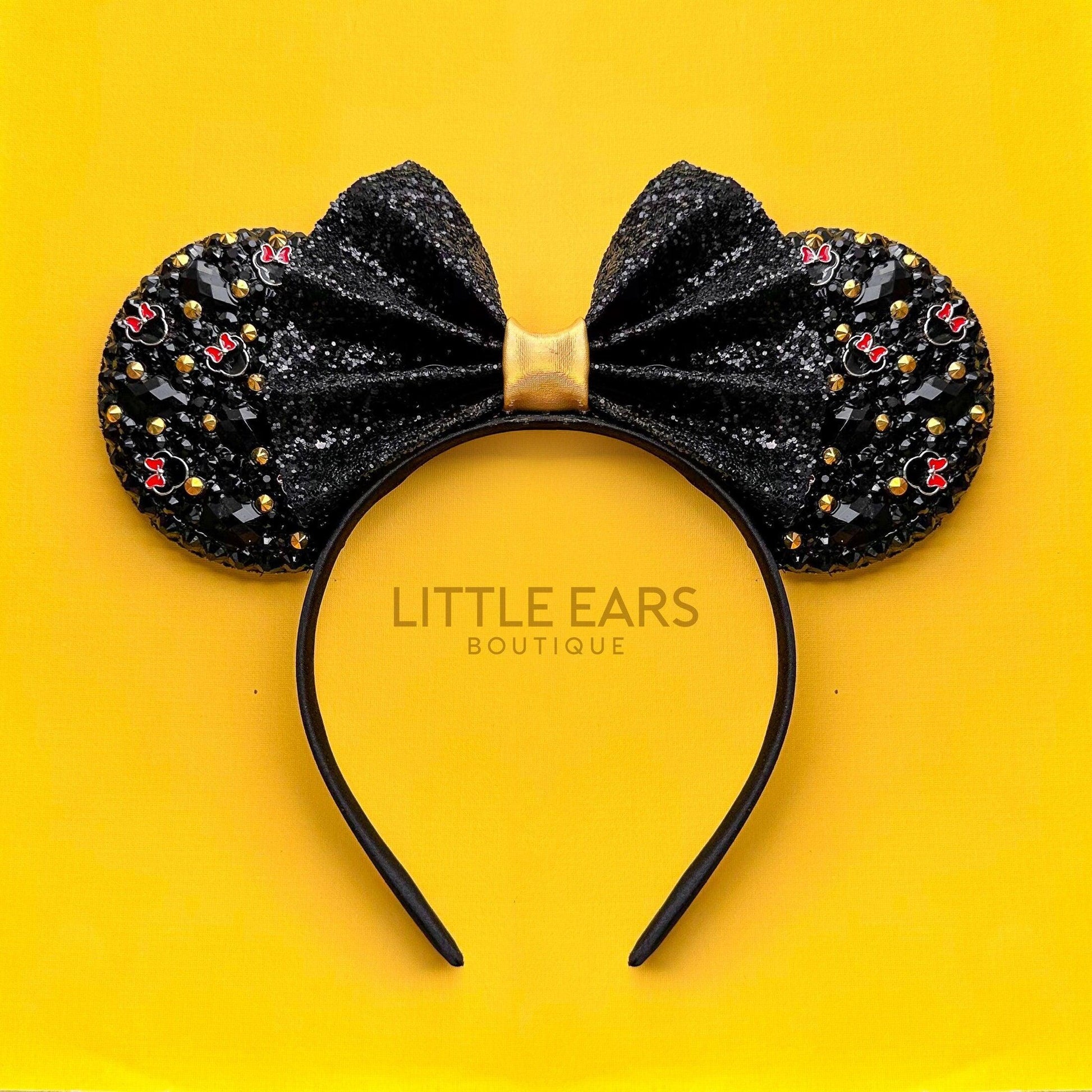Minnie Charms Sparkle Mickey Ears- mickey ears disney headband mouse