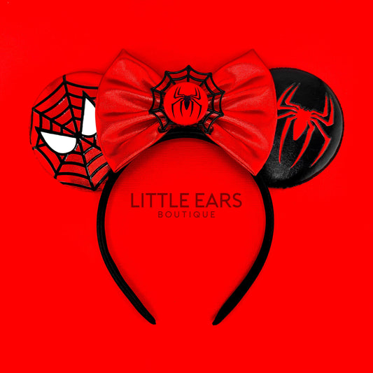 Spider Mickey Ears - mickey ears - disney ears - mouse ears headband - little ears boutique