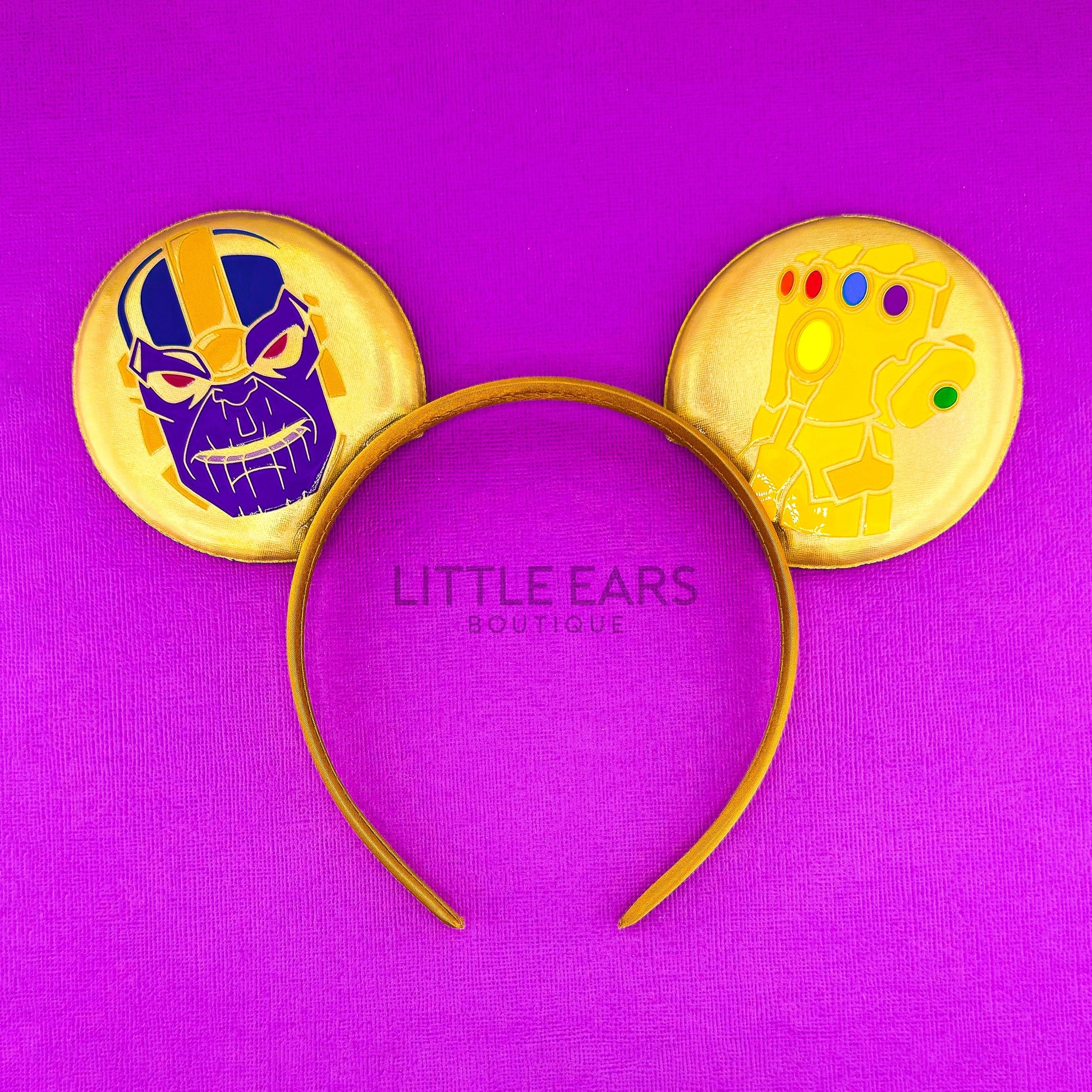 Thanos Mickey Ears for Men - mickey ears - disney ears - mouse ears headband - little ears boutique