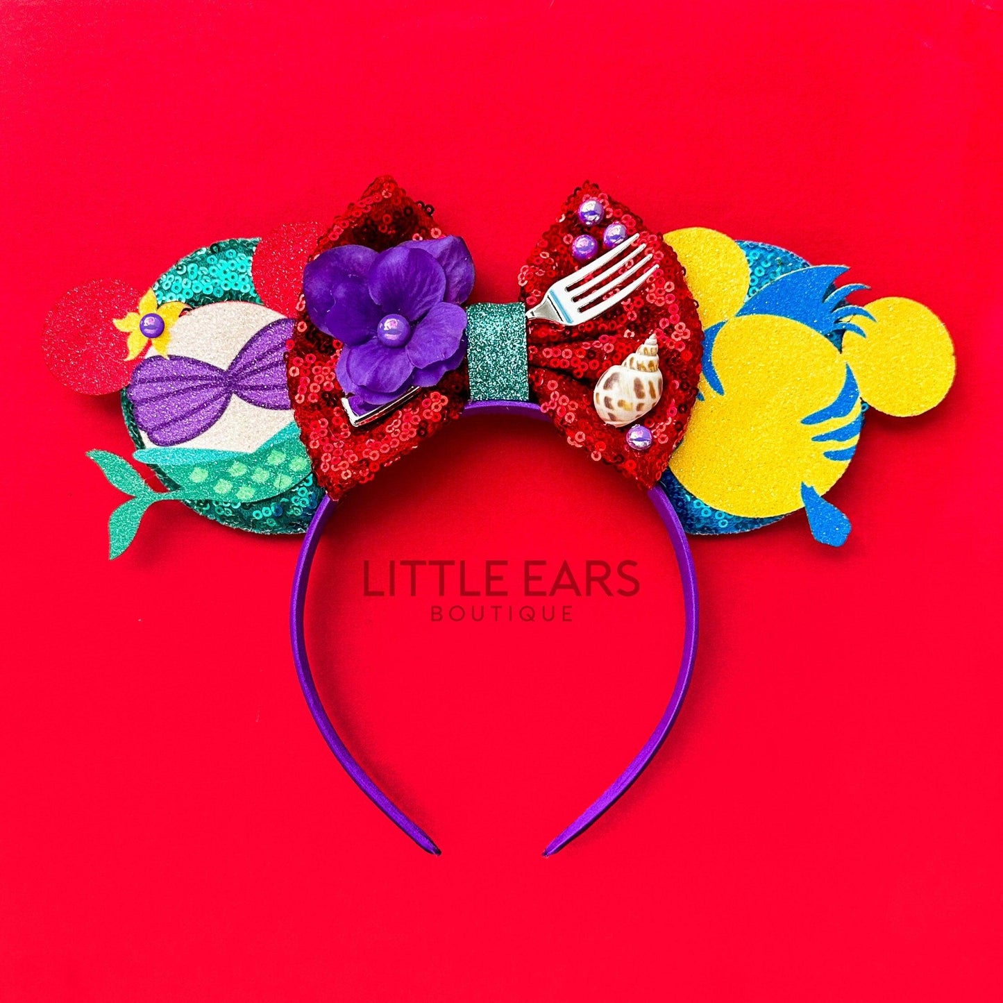 Mermaid Mickey Ears- mickey ears disney headband mouse