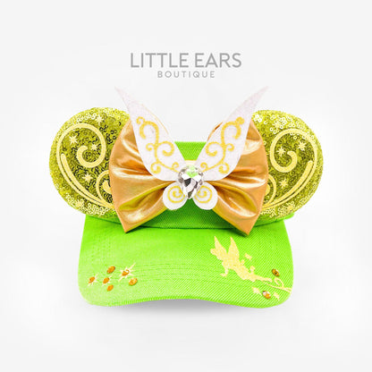 Tinker Fairy Mickey Visor- mickey ears disney headband mouse