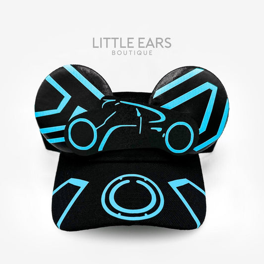 Tron Mickey Visor- mickey ears disney headband mouse