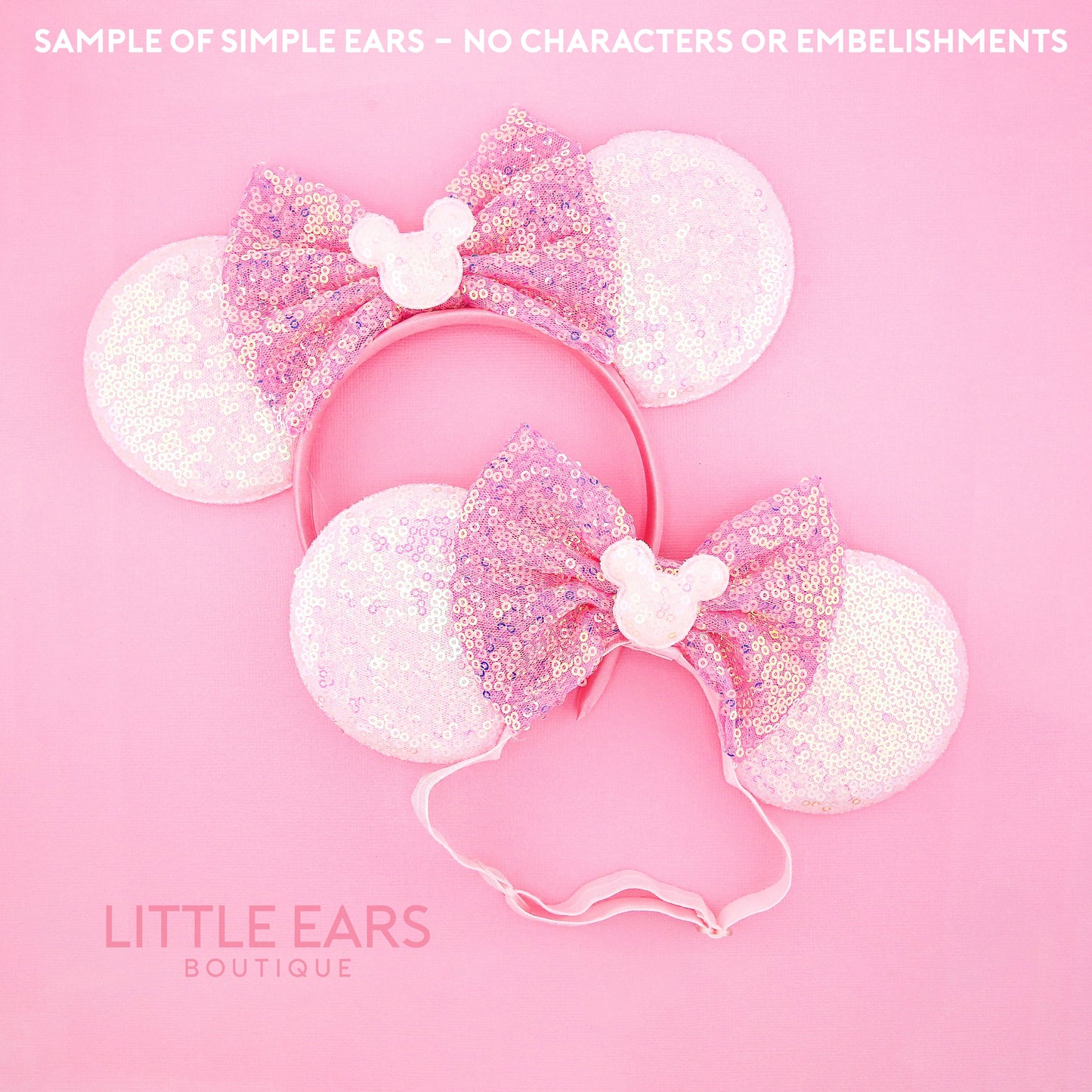 Turn Any Ear Into A Baby/Elastic Ear - mickey ears - disney ears - mouse ears headband - little ears boutique