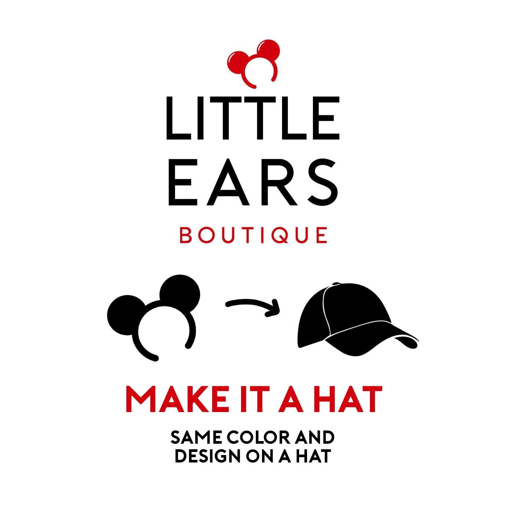Turn Mickey Ears into Hat Mouse Ears Headband Little Ears Boutique