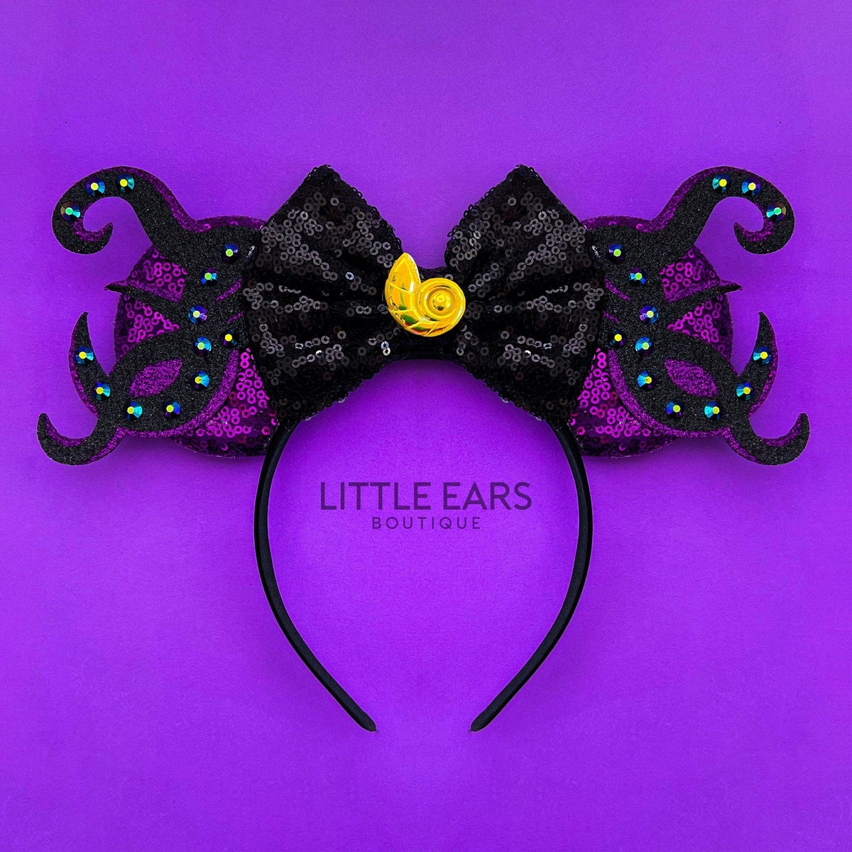 Ursula Mickey Ears - Mouse Ears Headband – Little Ears Boutique
