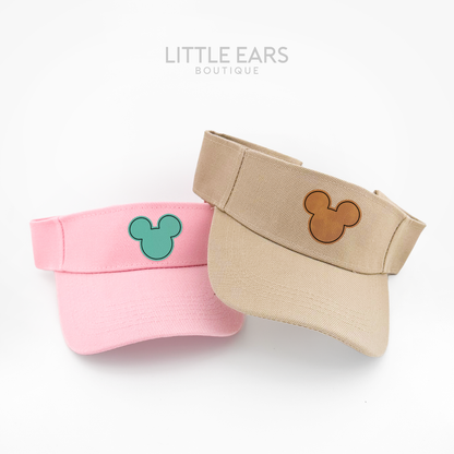 Leather Patch Mickey Visor
