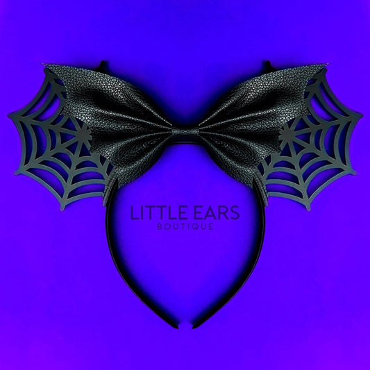 Web Mickey Ears- mickey ears disney headband mouse