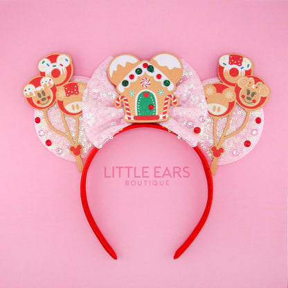 Christmas House Mickey Ears- mickey ears disney headband mouse